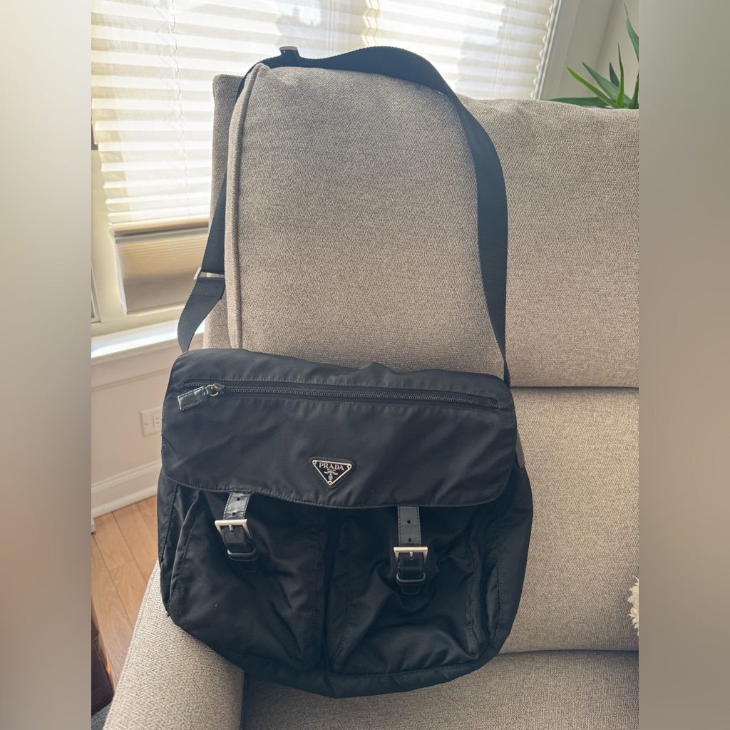 Prada Black Messenger Bag